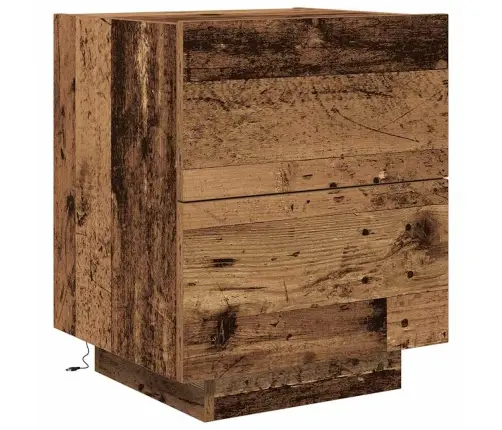 Šalia Lovos Spintelė Su Stalčių Senovinis Medis 45 X 40 X 55 Cm