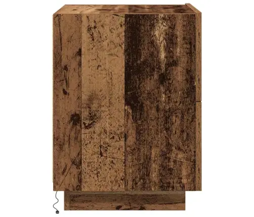 Šalia Lovos Spintelė Su Stalčių Senovinis Medis 45 X 40 X 55 Cm