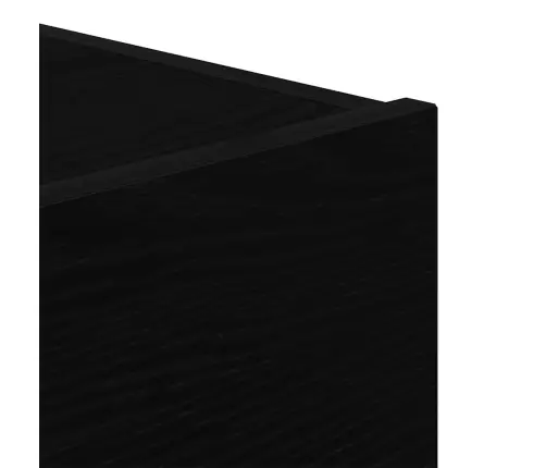 Öölambi Kapp Sahtliga 2 Pcs Must Tamm 45 X 40 X 55 Cm Tehispuit