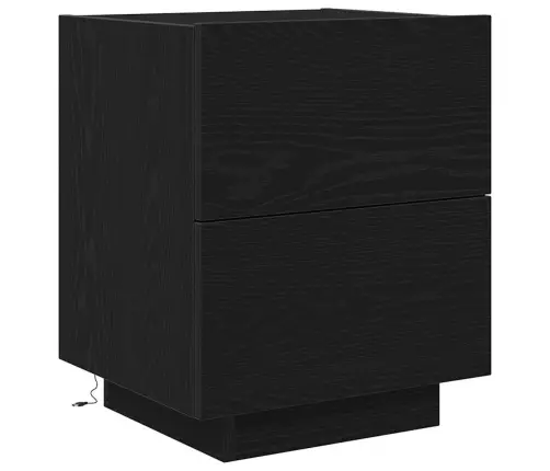 Öölambi Kapp Sahtliga 2 Pcs Must Tamm 45 X 40 X 55 Cm Tehispuit