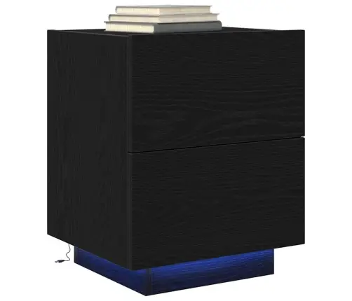 Öölambi Kapp Sahtliga 2 Pcs Must Tamm 45 X 40 X 55 Cm Tehispuit