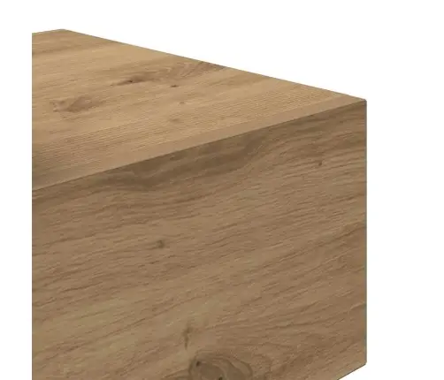 Naktsgaldiņš Ar Led Gaismām, Amatnieka Ozols 100X36X49 Cm Vidaxl