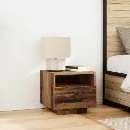 Naktsgaldiņš 2 Pcs Vecs Koks 40 X 39 X 37 Cm Inženierijas Koks Vidaxl