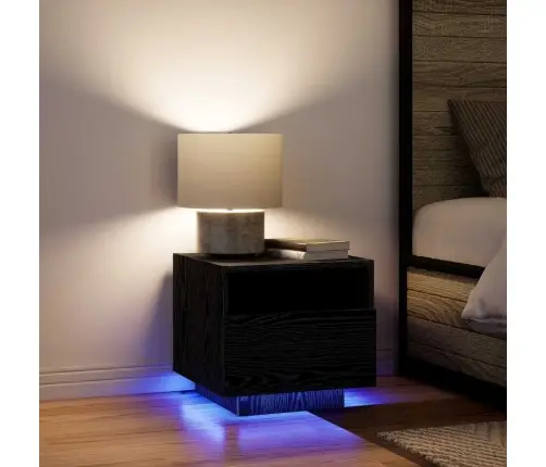 Öölambi Kapp Sahtliga Must Tamm 40 X 39 X 37 Cm Tehispuit