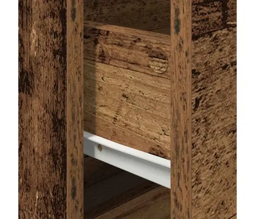 Seinale Kinnitatav Öökapp 2 Pcs Vana Puit 50 X 39 X 41 Cm