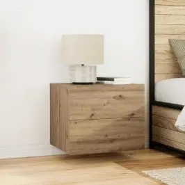 Sieninis Naktinis Staliukas Su Stalčių 2 Pcs Artisano Ąžuolo