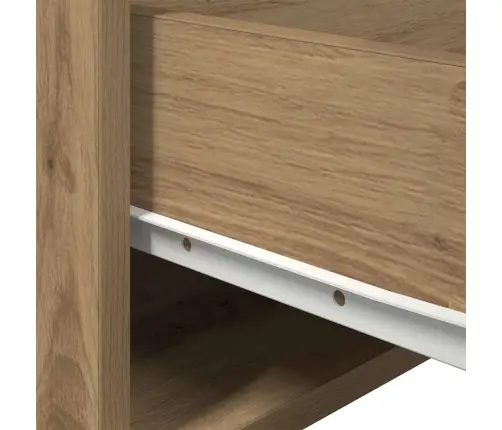 Sieninis Naktinis Staliukas Su Stalčių 2 Pcs Amatininkų Ąžuolas