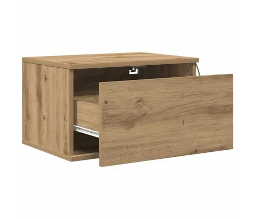 Sieninis Naktinis Staliukas Su Stalčių 2 Pcs Amatininkų Ąžuolas