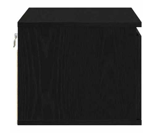 Naktsgaldiņi Ar Led Gaismām 2 Gab. Pieskrūvējami Melnā Ozola Krāsā Vidaxl