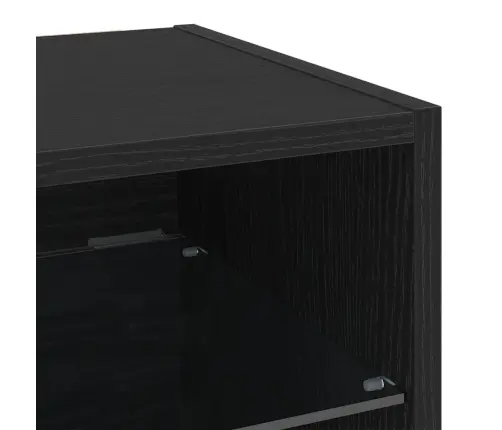 Televizoriaus Spintelė Juoda 30 X 28.5 X 30 Cm Apdirbta Mediena