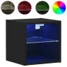 Televizoriaus Spintelė Juoda 30 X 28.5 X 30 Cm Apdirbta Mediena