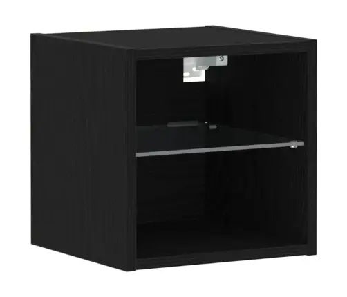 Televizoriaus Spintelė 2 Pcs Juoda 30 X 28.5 X 30 Cm