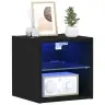 Televizoriaus Spintelė 2 Pcs Juoda 30 X 28.5 X 30 Cm