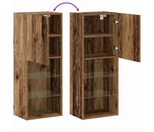 Sieninis Televizoriaus Stovas Senovinis Medis