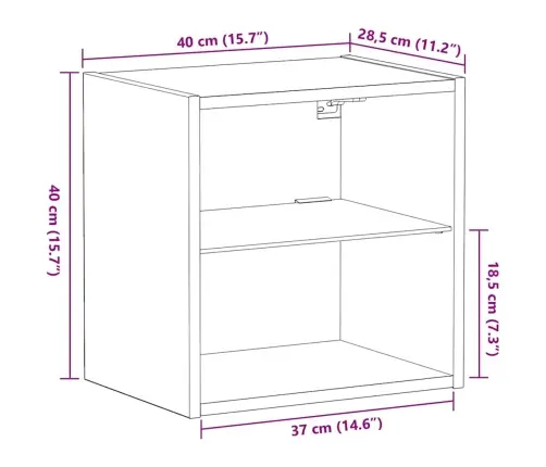 Peldplaukts Veca Koks 40X28,5X40 Cm Inženieru Koks Vidaxl