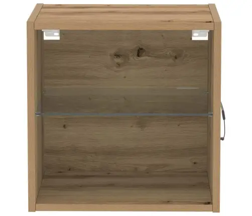 Peldošs Plaukts Ozola Masīvkoks 40X28,5X40 Cm Inženierijas Koks Vidaxl