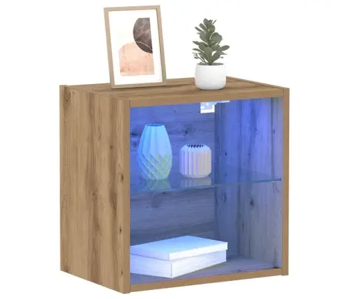 Peldošais Plaukts 2 Gab. Amatnieku Ozols 40X28.5X40 Cm Inženierijas Koks Vidaxl