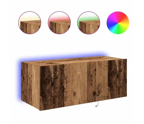 Tv Seina Kapp Vana Puit 80 X 35 X 31 Cm Tehispuit Tv Seina Kapp Vana Puit 80 X 35 X 31 Cm Tehispuit