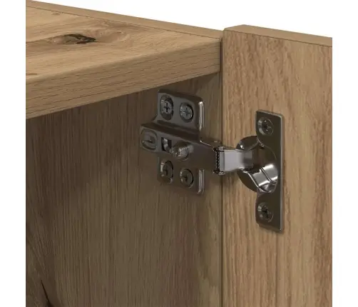 Tv Sienas Skapji Ar Led Gaismām 2 Gabali Artisan Ozola 80X35X31 Cm Vidaxl