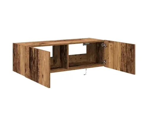 Tv Sienas Skapis Ar Led Gaismām Vectipa 100X35X31 Cm Vidaxl