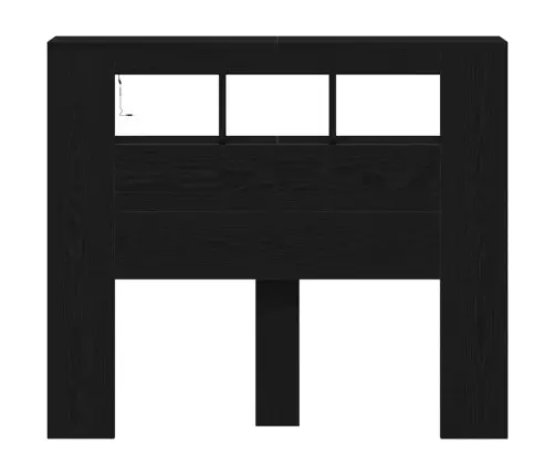 Led Galvūgalis Su Lentyna Juodas Ąžuolas 120 X 18,5 X 103,5 Cm