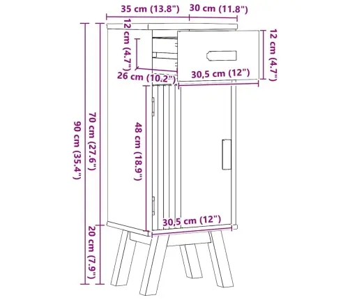 Vannas Istabas Uzglabāšanas Skapis 35X30X90 Cm Ciets Priede Vidaxl Vannas Istabas Uzglabāšanas Skapis 35X30X90 Cm Ciets Priede Vidaxl