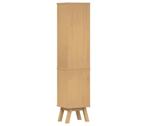 Vannitoa Kapp Riiuliga Olden Pruun 35 X 30 X 159 Cm Männipuit