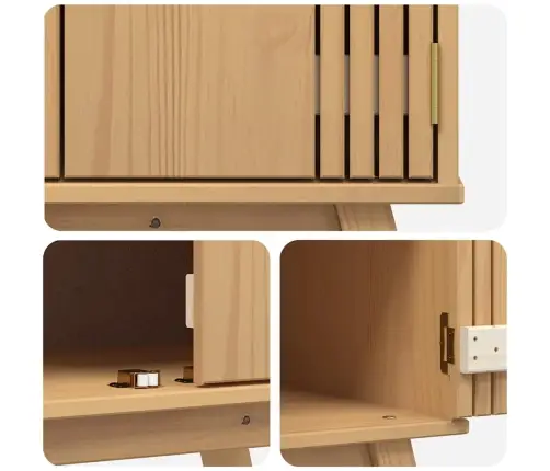 Izlietnes Pamatkabinete 114X43X73,5 Cm No Priedes Masīvkoka Vidaxl