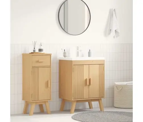 Izlietnes Pamatkabinete 114X43X73,5 Cm No Priedes Masīvkoka Vidaxl