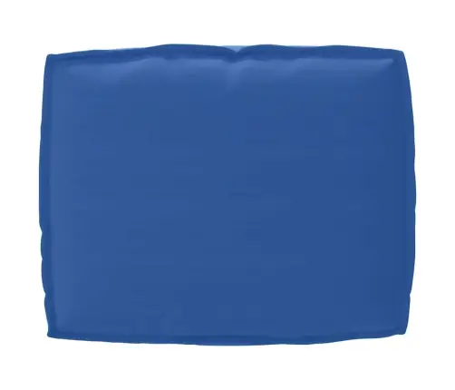 Paletes Spilvens Atzveltnei Karaliski Zilā Krāsā, 50 X 40 X 12 Cm, Oxford Audums Vidaxl