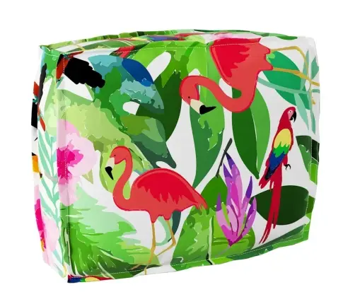 Pagalvėlė Gėlių Įvairiaspalvis 50 X 40 X 12 Cm Oksfordo Audinys