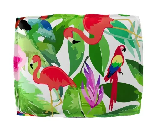 Pagalvėlė Gėlių Įvairiaspalvis 50 X 40 X 12 Cm Oksfordo Audinys