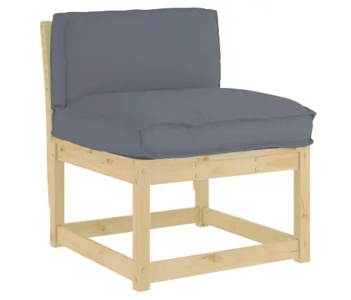 Paletē Spilvens Atbalsta Daļai Antracīts 70X40X12 Cm - Oksforda Audums Vidaxl