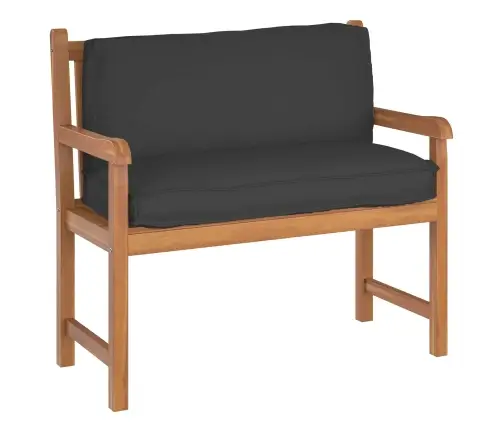 Melnais Paletes Spilvens, 120 X 40 X 12 Cm, Oksforda Audums Vidaxl