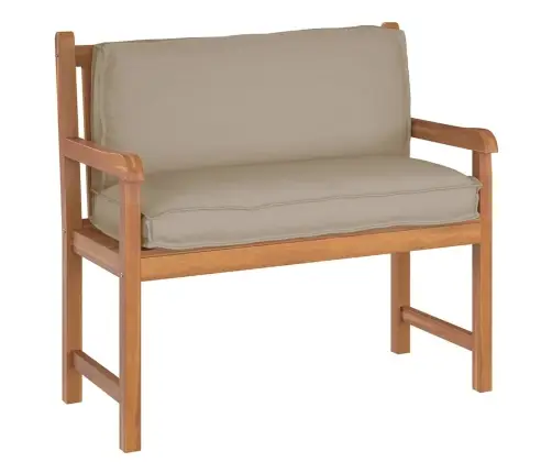 Kaubaaluse Seljatoepadi Padjaga Pruunikashall 120 X 40 X 12 Cm