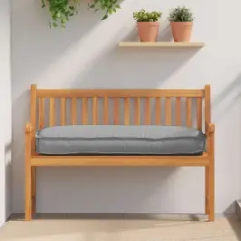 Spilvens Pelēka 120 X 50 X 12 Cm Oksforda Audums Vidaxl