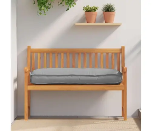 Spilvens Pelēka 120 X 50 X 12 Cm Oksforda Audums Vidaxl