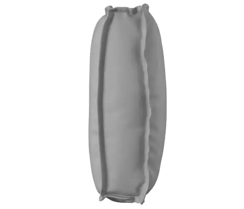 Spilvens Pelēka 120 X 50 X 12 Cm Oksforda Audums Vidaxl