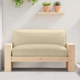 Spilvens Bēša 120 X 80 X 12 Cm Oksforda Audums Vidaxl