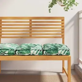 Spilvens Lapa 2 Pcs Lapu Raksts 40 X 40 X 8 Cm Oksforda Audums Vidaxl