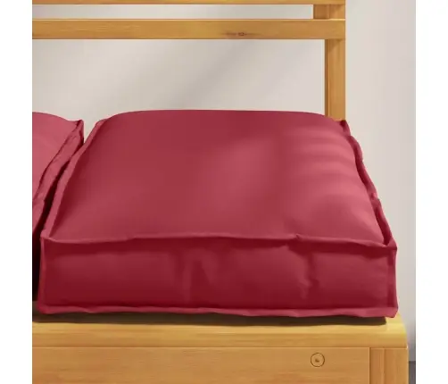 Spilveni Paletēm Sēdēšanai 4 Gab. Bordo 40X40X8 Cm Oksforda Audums Vidaxl