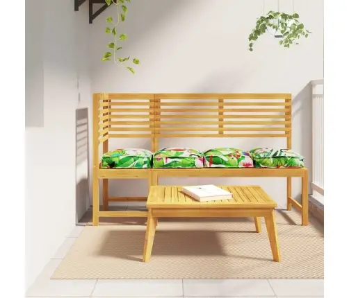 Paletes Spilveni Sēdeklim 4 Gab, Tropu Džungļi, 40X40X8 Cm, Oksfordas Audums Vidaxl