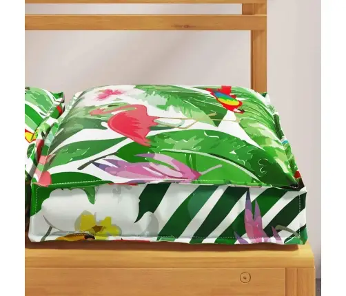 Paletes Spilveni Sēdeklim 4 Gab, Tropu Džungļi, 40X40X8 Cm, Oksfordas Audums Vidaxl