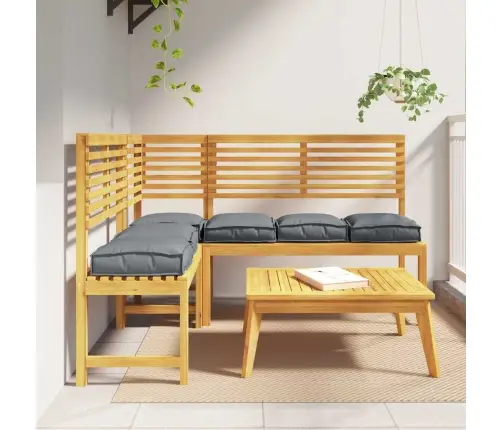 Palešu Spilvens Sēdeklim 6 Pcs Antracīts 40 X 40 X 8 Cm Vidaxl