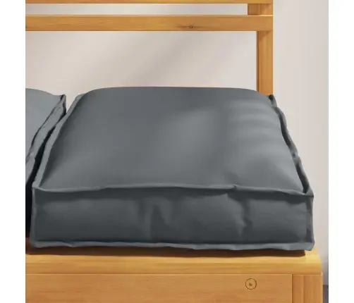 Palešu Spilvens Sēdeklim 6 Pcs Antracīts 40 X 40 X 8 Cm Vidaxl