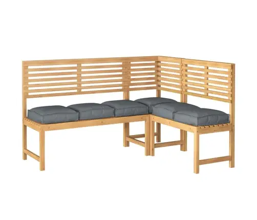 Palešu Spilvens Sēdeklim 6 Pcs Antracīts 40 X 40 X 8 Cm Vidaxl