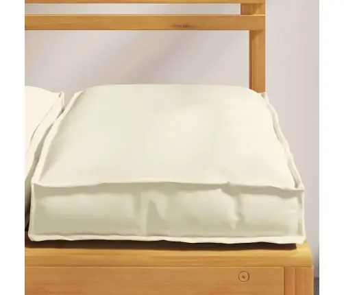 6 Gab. Krēmkrāsas Pallet Spilveni Sēdēšanai, 40X40X8 Cm, Oksforda Audums Vidaxl