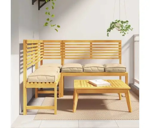 Paliktņu Spilveni Sēdeklim 6 Gabali Bēšā Krāsā 40X40X8 Cm Oksfordas Audums Vidaxl