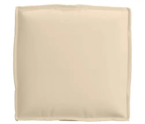 Paliktņu Spilveni Sēdeklim 6 Gabali Bēšā Krāsā 40X40X8 Cm Oksfordas Audums Vidaxl