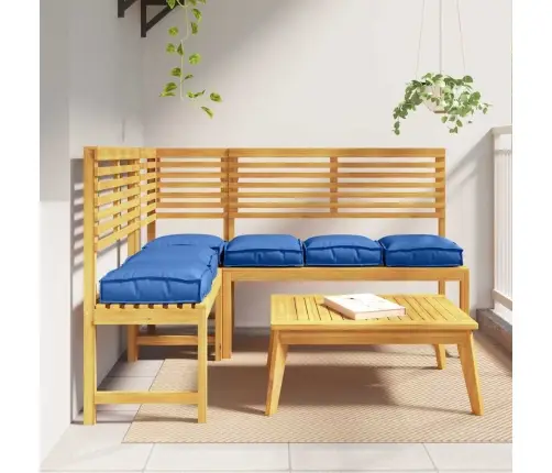 Paletes Spilveni Sēdēšanai 6 Gab. Karaliski Zili 40X40X8 Cm Oksforda Audums Vidaxl